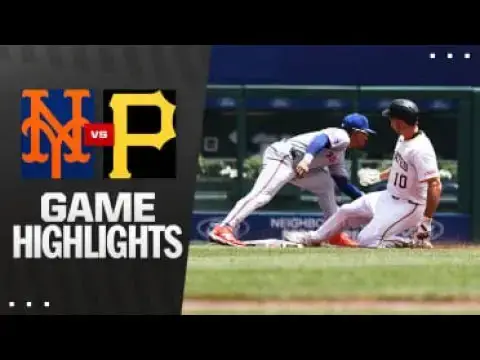 'Video thumbnail for New York Mets at Pittsburgh Pirates Full-Game Highlights! | 06/29/2025'