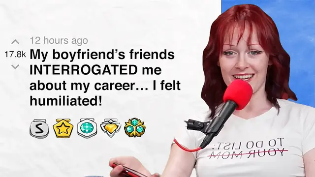 'Video thumbnail for My boyfriend’s friends INTERROGATED me about my career… I felt humiliated! - r/relationship_advice | Reddit Stories'