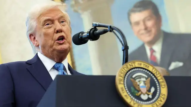 'Video thumbnail for Trump lashes out at Fed Chair Jerome Powell, denies plans to fire him'
