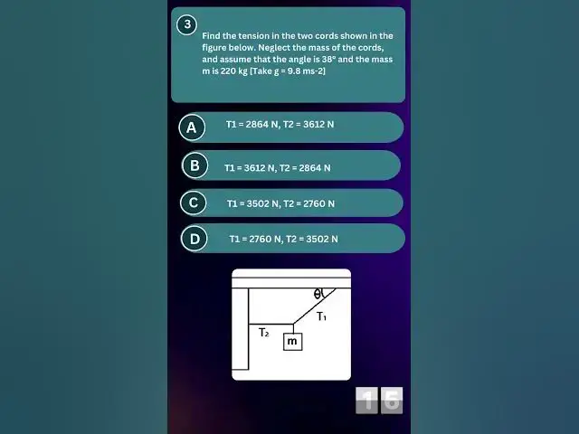 'Video thumbnail for Physics 2023 Past Question 3 JAMB (QUIZ)#jambpastquestions #quiz'