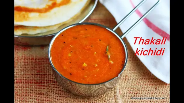 'Video thumbnail for Thakkali Gotsu | Side dish for idli dosa'