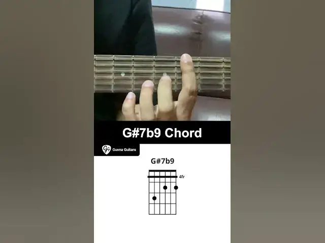 'Video thumbnail for How To Play The G#7b9 Chord On Guitar - Guvna Guitars'