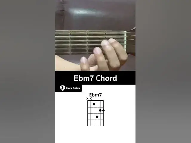 'Video thumbnail for How To Play The Ebm7 Chord On Guitar - Guvna Guitars'