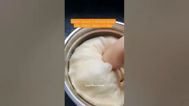 'Video thumbnail for pão caseiro é muito mais gostoso, não acha? eu estou apaixonada nessa #receita em breve no canal'