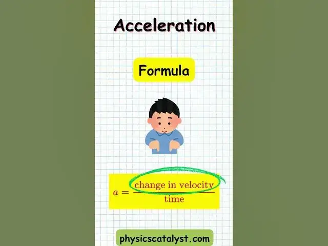 'Video thumbnail for Acceleration | Physics Concept in Hindi | #shorts'