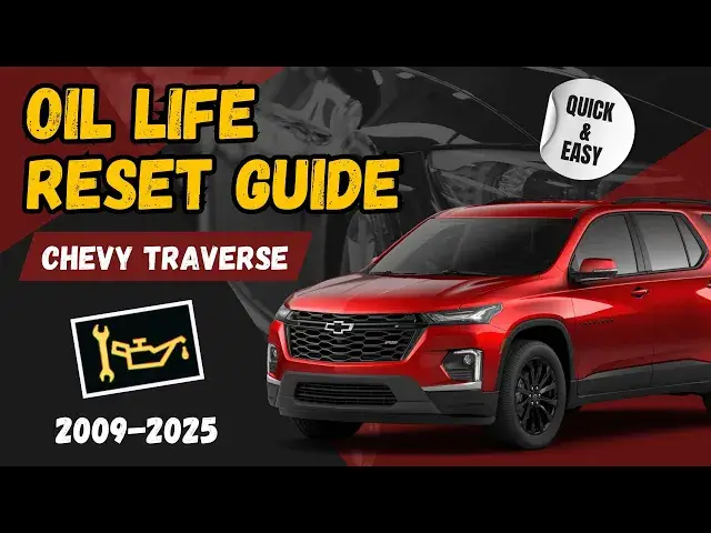 'Video thumbnail for Quick Tips: 2009-2025 Chevy Traverse Easy Oil Life Reset Guide 🛠'