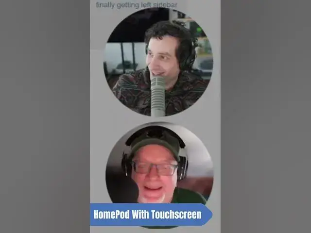 'Video thumbnail for A HomePod with a Touch Screen'