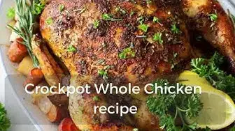 'Video thumbnail for Crockpot Whole Chicken recipe   easy food recipes'