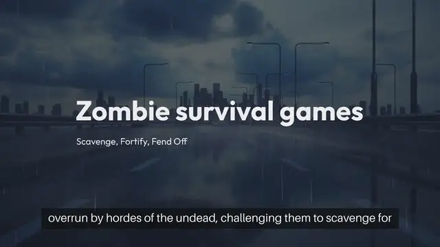 'Video thumbnail for Zombie Survival Games'