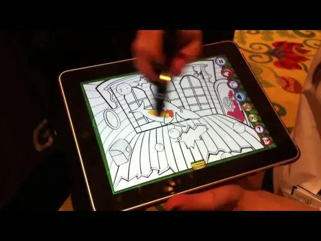 'Video thumbnail for Magical Crayola ColorStudio HD for iPad from Griffin [CES 2011]'