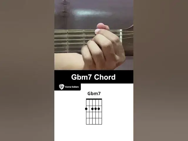 'Video thumbnail for How To Play The Gbm7 Chord On Guitar - Guvna Guitars'