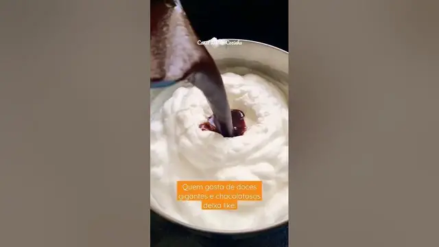 'Video thumbnail for fiz essa #mousse gigante para o Ano Novo e foi um sucesso! veja a #receita completa no canal 😉'