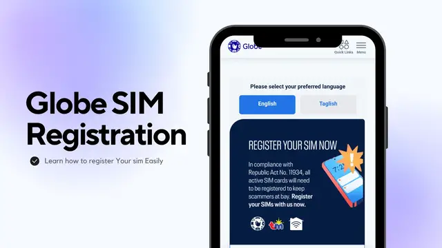 'Video thumbnail for Globe SIM Registration (Link) Online'