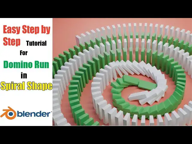 'Video thumbnail for Make a Domino Run in Blender | Step by Step Tutorial'