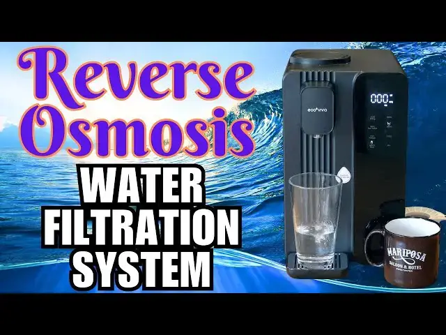 'Video thumbnail for Drink Up with the Ecoviva RO-MATE4 UV Countertop Reverse Osmosis Water Filter System'