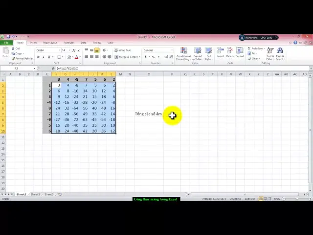 'Video thumbnail for Công thức mảng trong Excel'
