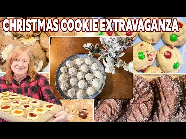 'Video thumbnail for CHRISTMAS COOKIE EXTRAVAGANZA 6 Cookie Recipes'