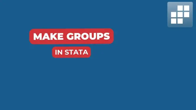 'Video thumbnail for Make Groups in Stata'