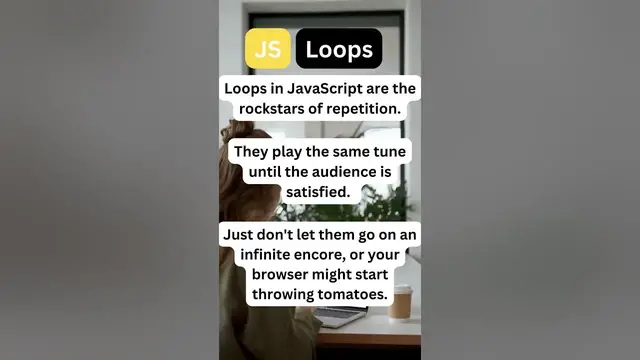 'Video thumbnail for Looping Through JavaScript Tips for Efficient Coding!'