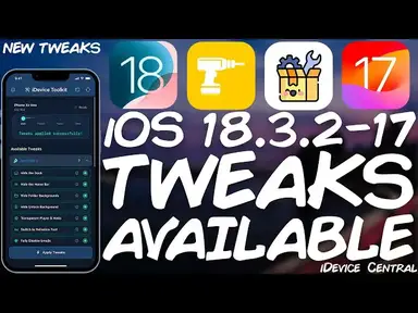 'Video thumbnail for iOS 18.3.2 - 17 Jailbreak News: New TWEAKS ADDED To iDevice ToolKit! Get Tweaks Without Jailbreak!'