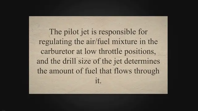 'Video thumbnail for Mikuni Pilot Jet Drill Size Chart: A Comprehensive Guide'