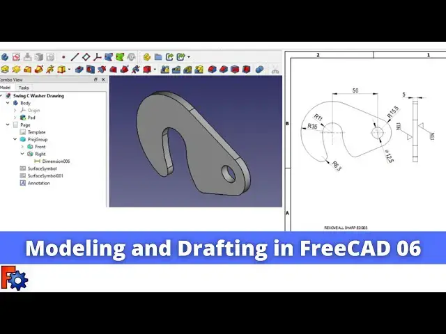 'Video thumbnail for Modeling and Drafting in FreeCAD 06 | FreeCAD Tutorial | Mechnexus |'