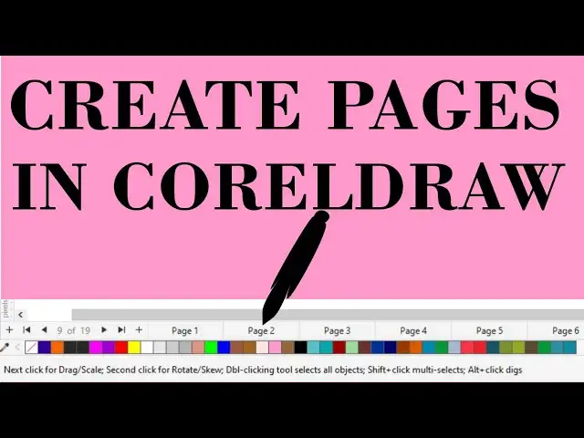 'Video thumbnail for How to Create Pages in CorelDraw - Design Magazines and Books'