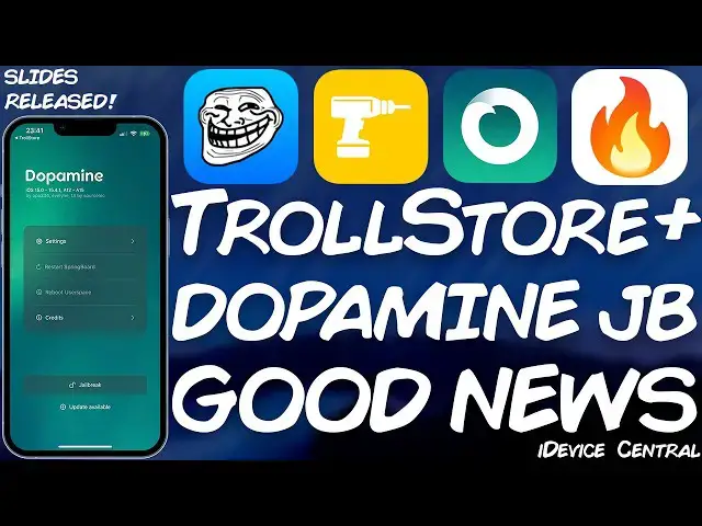 'Video thumbnail for iOS JAILBREAK News: TrollStore / Dopamine Important RELEASE For Jailbreak Community'