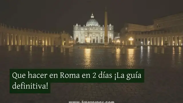 'Video thumbnail for Que hacer en Roma en 2 días ¡La guía definitiva!'