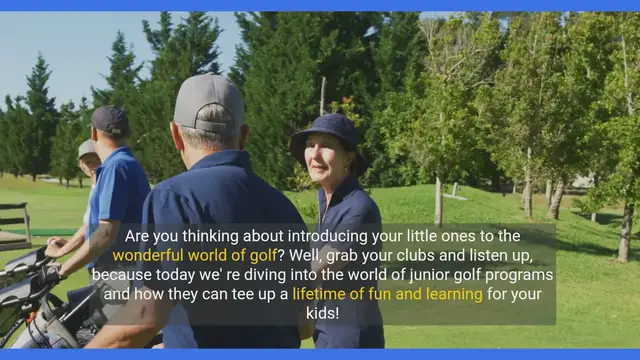 'Video thumbnail for Introducing Kids to Golf A Guide to Junior Golf Programs'