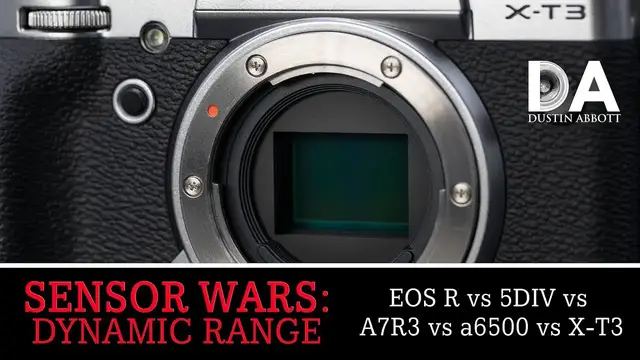 'Video thumbnail for Sensor Wars 2: EOS R vs Sony vs Fuji: Dynamic Range | 4K'