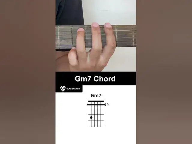 'Video thumbnail for How To Play The Gm7 Chord On Guitar - Guvna Guitars'