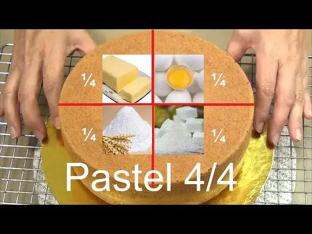 'Video thumbnail for Cómo se Hace una Torta o un Pastel 4/4 (Cuatro Cuartos) │Club de Reposteria'