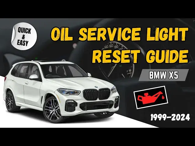'Video thumbnail for Reset Your BMW X5 (E53 E70 F15 G05) Oil Service Light in Minutes: A Complete Guide (1999-2024)'