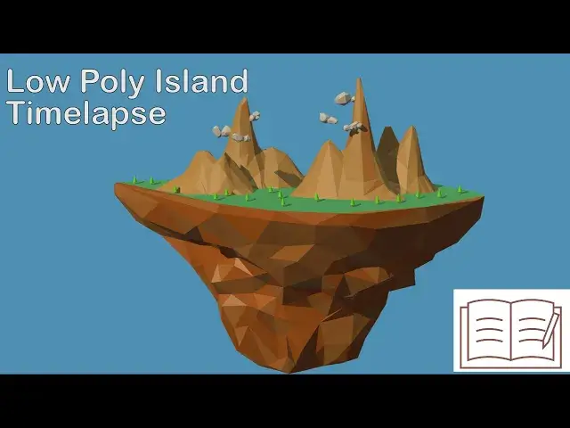 'Video thumbnail for Low Poly Floating Island in Blender 3.4 - Timelapse Tutorial | Usama Babar'