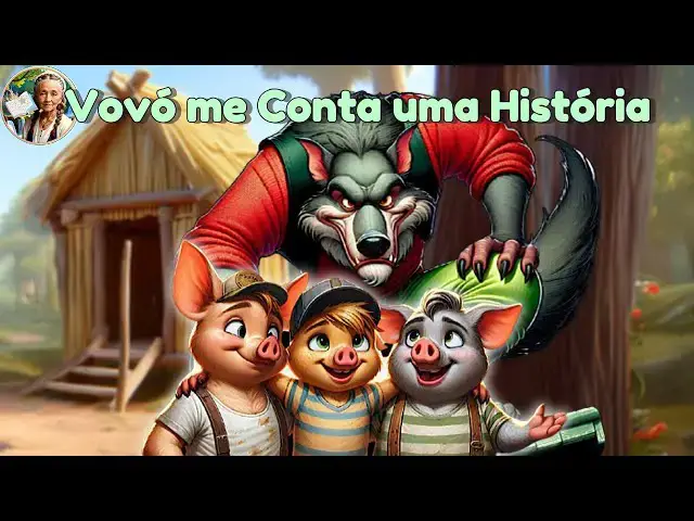 'Video thumbnail for Os Três Porquinhos e o Lobo: Uma Lição que Todo Preguiçoso Deve Ouvir'