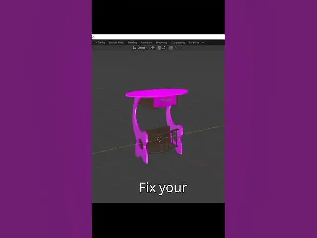 'Video thumbnail for Find missing textures for model in Blender #3d #shorts #blender'