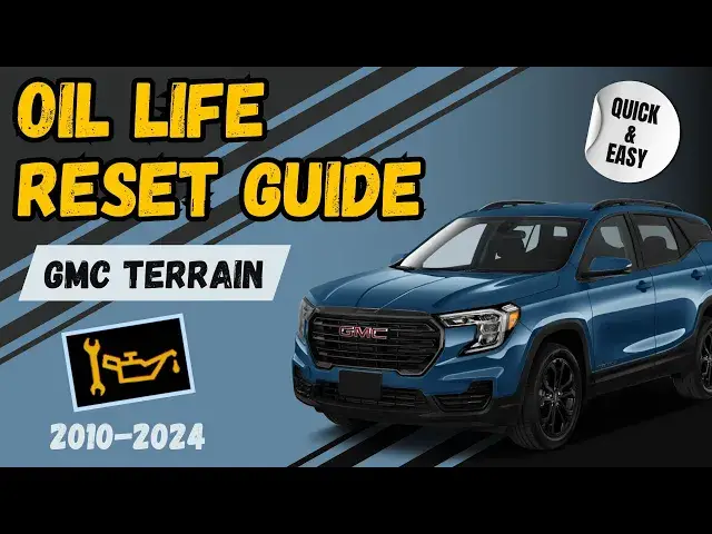 'Video thumbnail for Oil Life Made Easy: Resetting on 2010-2024 GMC Terrain the Quick Way'