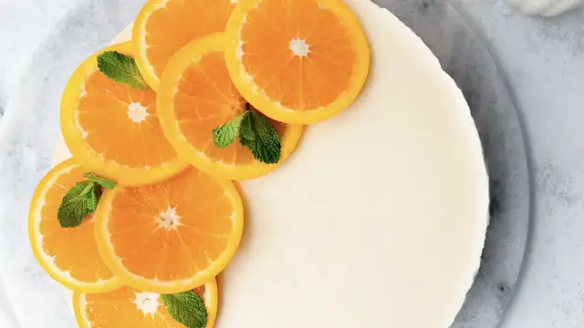 'Video thumbnail for No-Bake Orange Cheesecake'