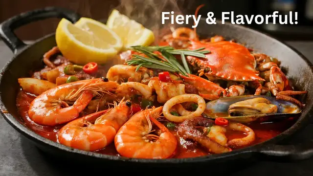 'Video thumbnail for Spicy Seafood Combo Recipe #spicyseafood'