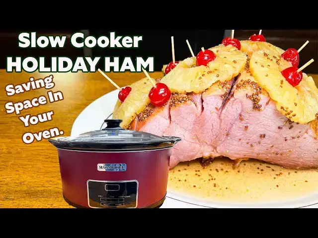 'Video thumbnail for SLOW COOKER Holiday Ham | Takes No Space in Oven'