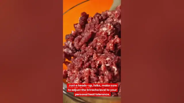 'Video thumbnail for Sriracha Infused Burgers: Fire Up Your Grilling Skills! #sriracha'