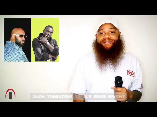 'Video thumbnail for Akon threatens to sue Suge Knight'