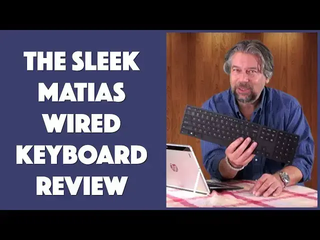 'Video thumbnail for The Sleek Matias Wired Keyboard with RGB Backlight -- REVIEWED'