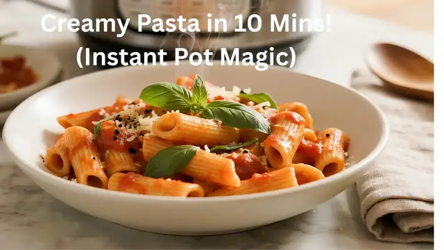 'Video thumbnail for How to Make Pasta in an Instant Pot – Quick & Easy Penne alla Vodka Recipe'