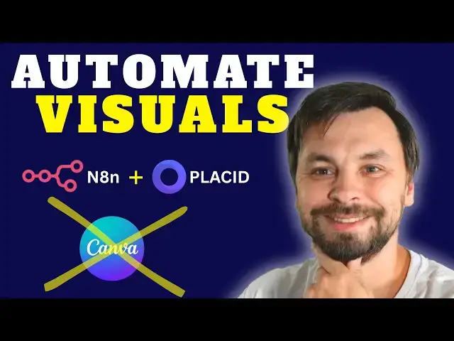 'Video thumbnail for Automate Visuals and Graphics with n8n + Placid.app (No More Canva!)'