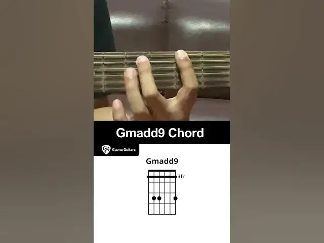 'Video thumbnail for How To Play The Gmadd9 Chord On Guitar - Guvna Guitars'