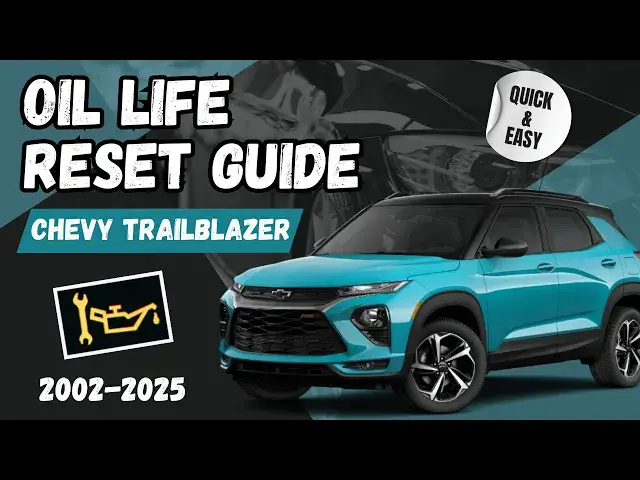 'Video thumbnail for Ultimate 2002-2025 Chevy TrailBlazer Oil Life Reset Tutorial: Save Time & Money! 💰'