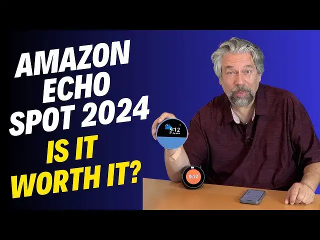 'Video thumbnail for Amazon Echo Spot 2024 Smart Alexa Alarm Clock -- DEMO & REVIEW'