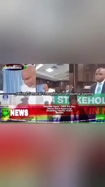 'Video thumbnail for Nnamdi Kanu - DSS DG May Show Govt Approval Enabling Youths Kill In Bauchi'